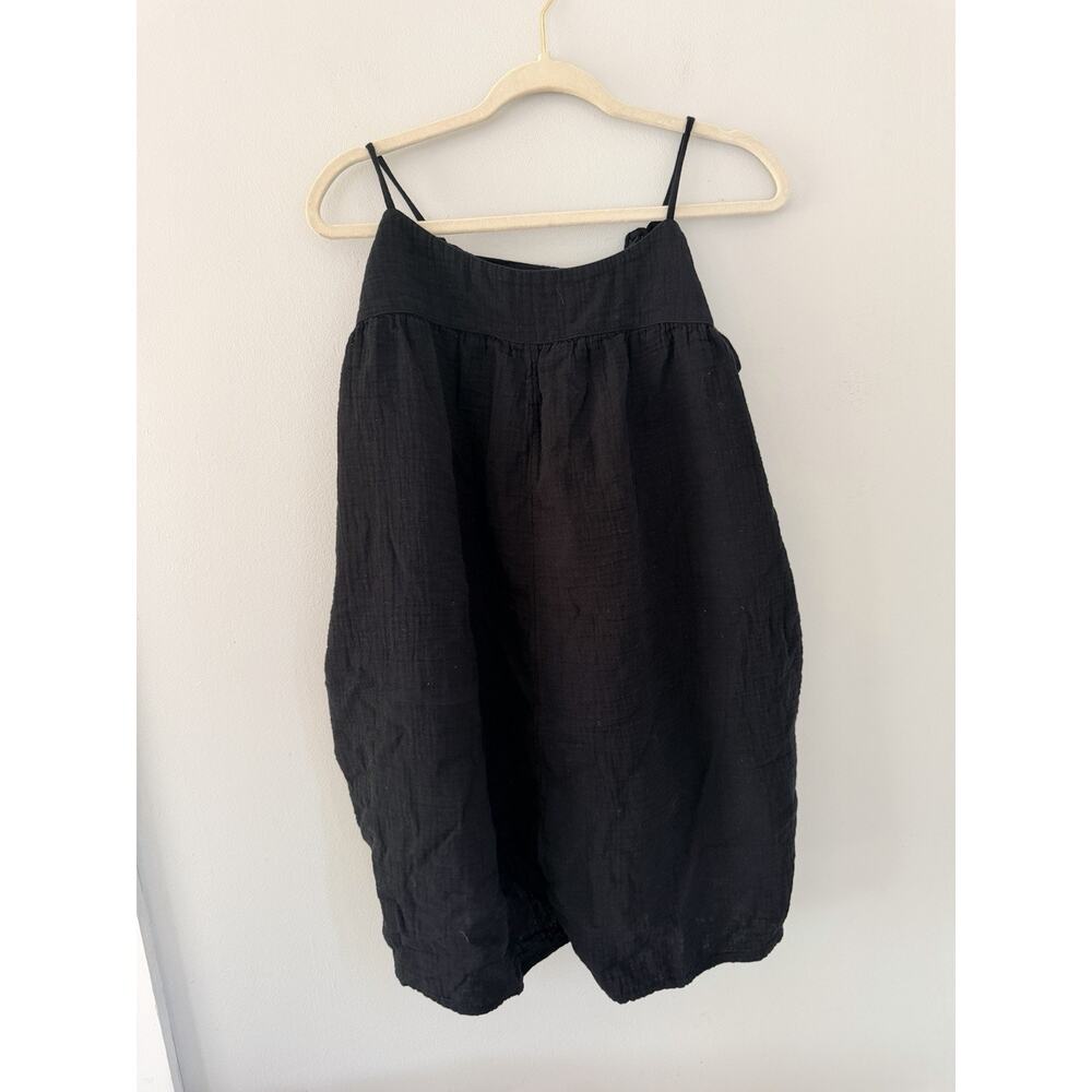 Madewell Xl Black 100% Cotton Romper